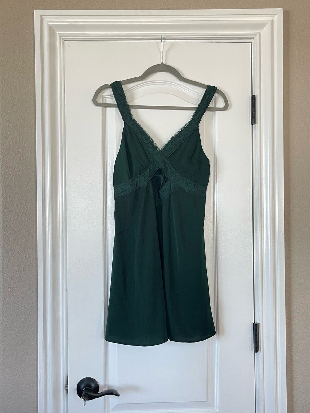 American Eagle Cut Out Mini Green Dress XS